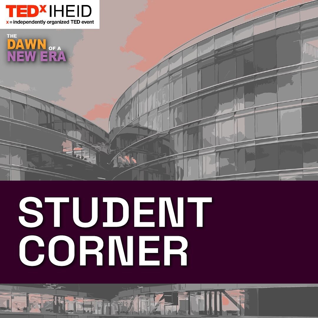 We are very excited to announce that #TEDxIHEID will also feature the Student Corner, where students from The Graduate Institute, Geneva will share their &quot;ideas worth spreading&quot; for the New Era! 🌄
&bull; YANNIK GR&Auml;F &bull;
@j.a._mah