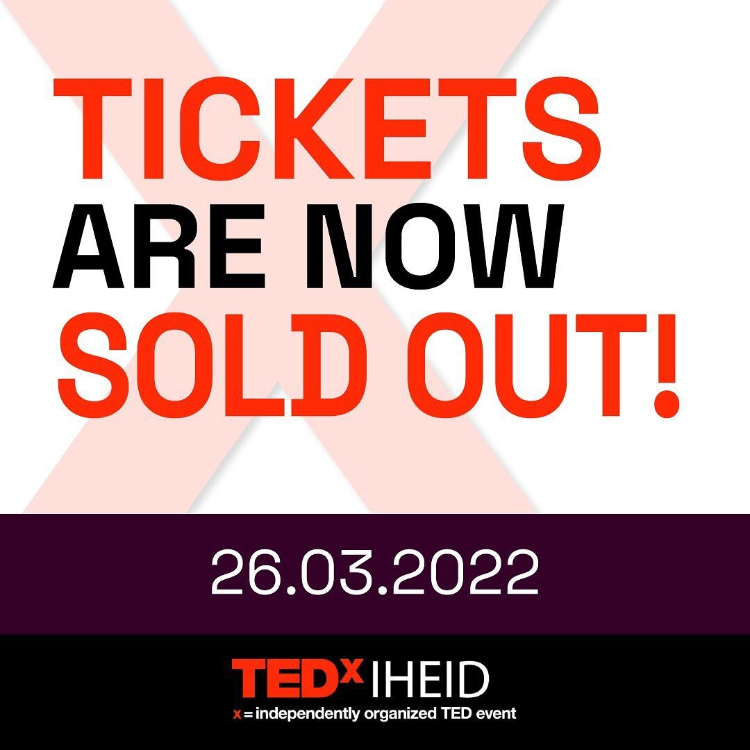 TICKETS ARE NOW SOLD OUT!! 🎉
Thank you to everyone who bought tickets and we look forward to seeing you on Saturday 26th March at the @graduateinstitute! 🌄